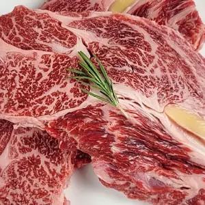 투뿔 냉장 한우 꽃등심 600g 국내산 소고기 스테이크