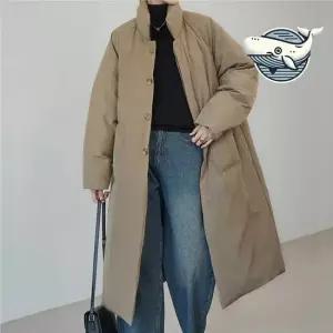 오버핏 스타일 겨울 따뜻한 패딩 자켓 멋스러운 여성아우터 여성점퍼 캐주얼점퍼