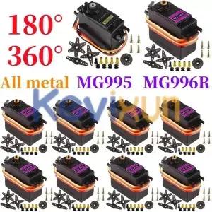 2/5/10PCS 13KG 서보 디지털 MG995 JR 자동차 RC 모델 헬리콥터 보트 Arduino UNO DIY 용 모든 메탈 기어
