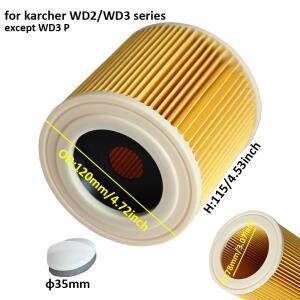 Karcher WD3 WD3200 MV3 진공청소기 교체용 교체 Hepa 필터 먼지 봉투  백