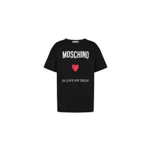 MOSCHINO 로고 티셔츠 AEF241E 07030541AEF2555 3413056