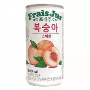 프레주 스위트 복숭아 175ml 30캔/캔 음료 사무실 과채 혼합 대용량 믹스 드링크 간식 과즙 주스 액상 과일