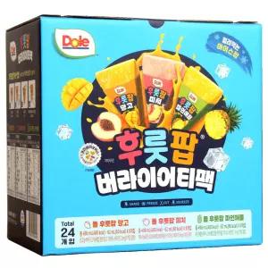 Dole 돌 후룻팝 버라이어티팩 62ml x 24개 과즙음료