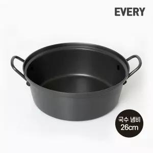 국산 경질 국수 전골냄비 26cmㅣ밀푀유나베 오뎅 어묵 샤브샤브 훠궈 육수 곰탕 백숙 업소용