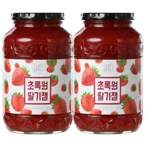 초록원 딸기잼 1kg+1kg / 무료배송