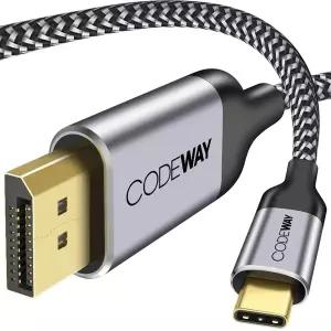 [코드웨이] USB C타입 to DP 케이블 1.8m외