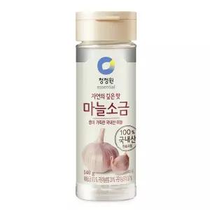 청정원 자연의 깊은맛 마늘소금 140g