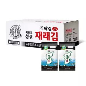 지도표 성경김 대용량 재래김 17g 30봉 (1박스)