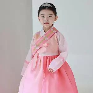 [보리보리/하랑한복]하랑한복 쥬쥬랑 어린이 명절 돌복 아동 전통 유아 여아 한복