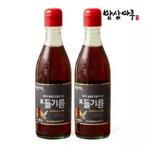 [광천김][밥상마루] 들기름350ml 1+1 총2병