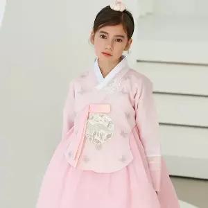 [보리보리/하랑한복]하랑한복 다나랑 유아 어린이 아동 돌복 명절 행사 전통 여아 한복 세트
