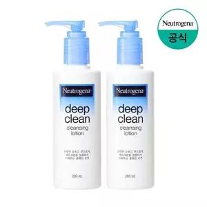 [뉴트로지나]뉴트로지나 딥클린 클렌징 로션 200ml x2