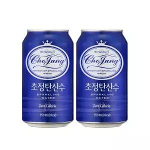 일화 [본사직영] 초정탄산수 350ml 플레인 x 24캔