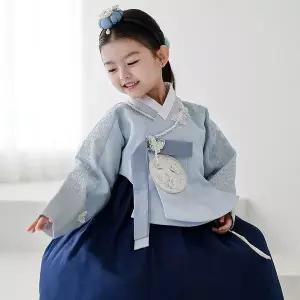 [보리보리/하랑한복]하랑한복 효빈랑 행사 명절 어린이 전통 아기 아동 고급 여아 한복