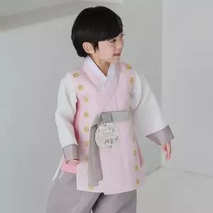 [보리보리/하랑한복]하랑한복 춘복랑 유아동 돌복 어린이 키즈 전통 남아 한복 세트