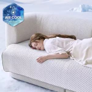 [한빛카페트]에어쿨 냉감 매쉬 소파패드4인용 90x230cm