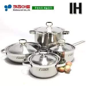 [하프클럽/] 인덕션(IH) 쿠커냄비 4종SET(16 18 24 24전)