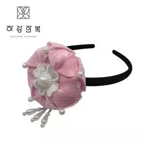 [보리보리/하랑한복]하랑한복 머리띠 호화랑-분홍