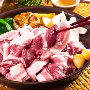 한돈 국내산 냉장 돼지고기 뒷고기 특수부위 모듬 한돈 찌개용 2kg