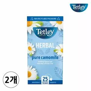 테틀리 캐모마일 1.3g 25티백 x 2개