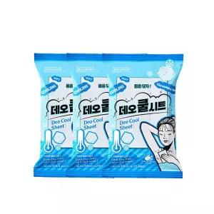 [본사_동국제약] 몸을닦자 마데카 데오 쿨시트 15매 x 3개