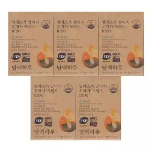 담백하루 알래스카 알티지 오메가 에센스 1000 1252mg x 30캡슐 5개 / 써클