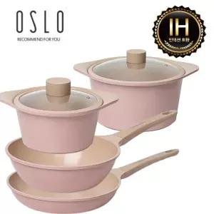 [퀸센스]오슬로(OSLO) 피그 세라믹인덕션 조리용품4종SET