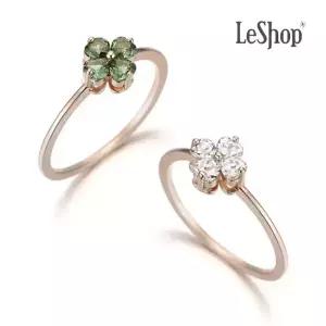 [르샵주얼리] 14K 하트 클로버 반지(GoldPlated)_LJ5067BRR