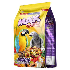 키키 맥스 메뉴 로로스 대형 2kg 중대형 앵무사료 모이 간식 과일 혼합알곡 아마존 뉴기니아 마카우 회색앵무 