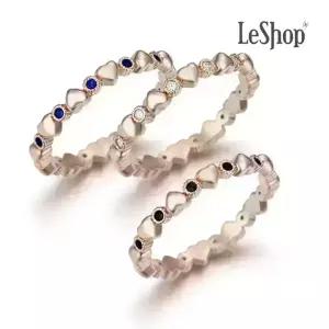 [르샵주얼리] 14K 보니또 하트 레이어드 반지(GoldPlated)_LJ5178BRR