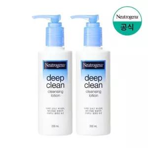 [뉴트로지나] 딥클린 클렌징 로션 200ml x2
