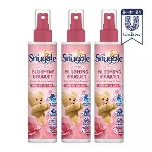 스너글 섬유탈취제 블루밍부케 더블소프트 150ml 3개