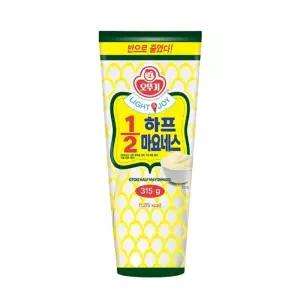 오뚜기LIGHTJOY 1/2하프마요네스 315g 저당 저칼로리 소스