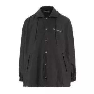 발렌시아가 로고 패치 후드 코트 839071TSO35 1000 TP944678254