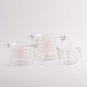 내열 유리 계량컵 250ml 500ml 1000ml