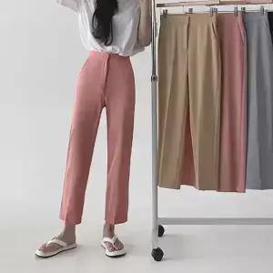 [에이와비][140.150ver] (예쁘진)쿨쫀득히든일자슬랙스 -키작녀/기장선택/쿨원단/4color/4size