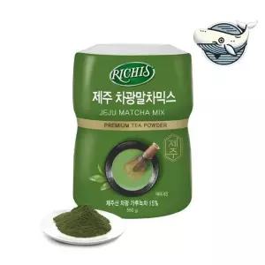 제주 녹차가루 그린티 믹스 550g 자연 말차가루 호지차 가루녹차 (WFGZLIQ)