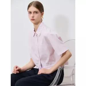 [리스트]코튼 스트링 크롭 셔츠 택가격 138000원 _P400293527