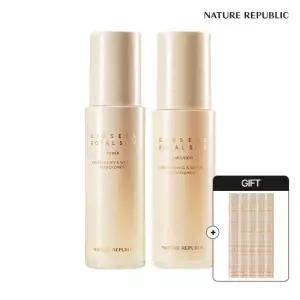 [안티에이징] 진생 로얄 실크 토너/에멀전 + 진생 로얄 실크 토너 6ml 10개/에멀전6ml 10개 증정