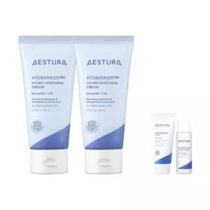 [본사직영]NEW 에스트라 아토베리어365 하이드로 수딩크림 80ML 2개 + 로션 30ml+토너25ml