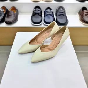 [탠디]슬림 엣지 오픈 여성 7CM굽 구두 아이보리 125018_DG