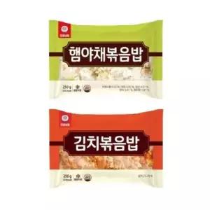 천일식품 볶음밥 250g x 10개 (햄야채5봉+김치5봉) 아이들간식