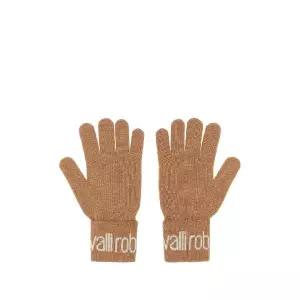 로베르토 카발리 울 혼방 로고 장갑 TALR25IR042 TP443570957