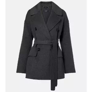 에스막스마라 Ornella 벨티드 버진 울 코트 TP562451474