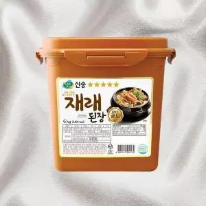 신송된장 재래된장 재래식 전통 6kg 1개