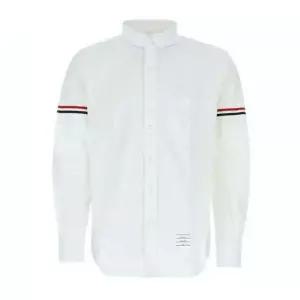 톰브라운 THOM BROWNE 암밴드 디테일 시어서커 셔츠 MWL393O 00572 100)