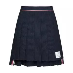 톰브라운 MUST IT_THOM BROWNE 유니버시티 스트라이프 플리츠 미니 스커트 FJK091A F0302 415)