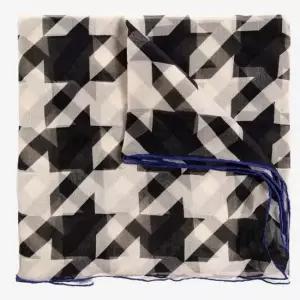 버버리 MUST IT_BURBERRY Houndstooth Silk Scarf 8081994) 하운즈투스 실크 스카프)