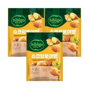 CJ비비고 슈크림 붕어빵 300g, 3개