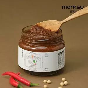[몽크슈][몽크슈] 저당 무설탕 알룰로스 순창 전통 쌈장 500g